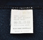 エレクトリックコテージ electric cottage 00s Vintage like Sweat 前V 脇ガゼット フロントV 00's スウェット ネイビー Mサイズ 103MT-3384