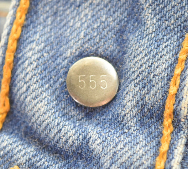 リーバイス LEVI'S 90s 501 バレンシア製 赤耳 ビッグE 90's デニム ブルー 30/36 103MB-513