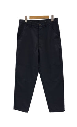 コムデギャルソン COMME des GARCONS COMME des GARCONS SHIRT フランス製 切り替えダブルニー ウールパンツ 紺 S20160 スラックス ネイビー XS 101MB-767