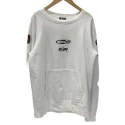 アベイシングエイプ A BATHING APE スウェット ホワイト XLサイズ 201MT-4819