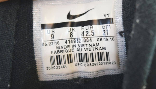 ナイキ NIKE AIR MORE UPTEMPO BLACKモア アップテンポ ブラック スニーカー 414962-004 メンズ靴 スニーカー ブラック 27cm 103S-991