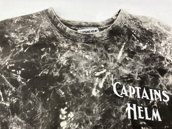 キャプテンズ ヘルム CAPTAINS HELM DARK OCEAN LOGO TEE ダーク オーシャン ロゴ Tシャツ 黒 Tシャツ ロゴ ブラック Lサイズ 104MT-1471