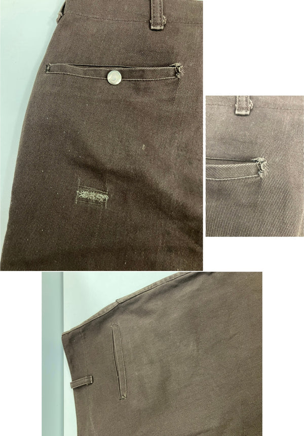 ベンデイビス BEN DAVIS 70's 70年代 Frisco フリスコパンツ ワークパンツ 42TALON ZIPPER VINTAGE ヴィンテージ チノパン ブラウン 101MB-676