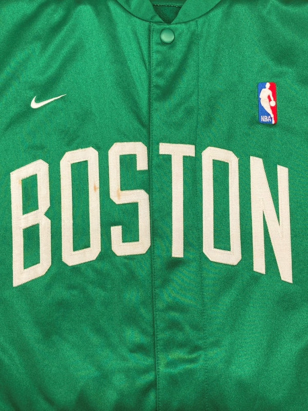 ナイキ NIKE ウォーム アップ ジャージ NBA CELTICS セルティックス ゲーム シャツ ユニフォーム ジャージ バスケット 緑 HO-03-BLM Tシャツ 刺繍 グリーン XLサイズ 104MT-1110
