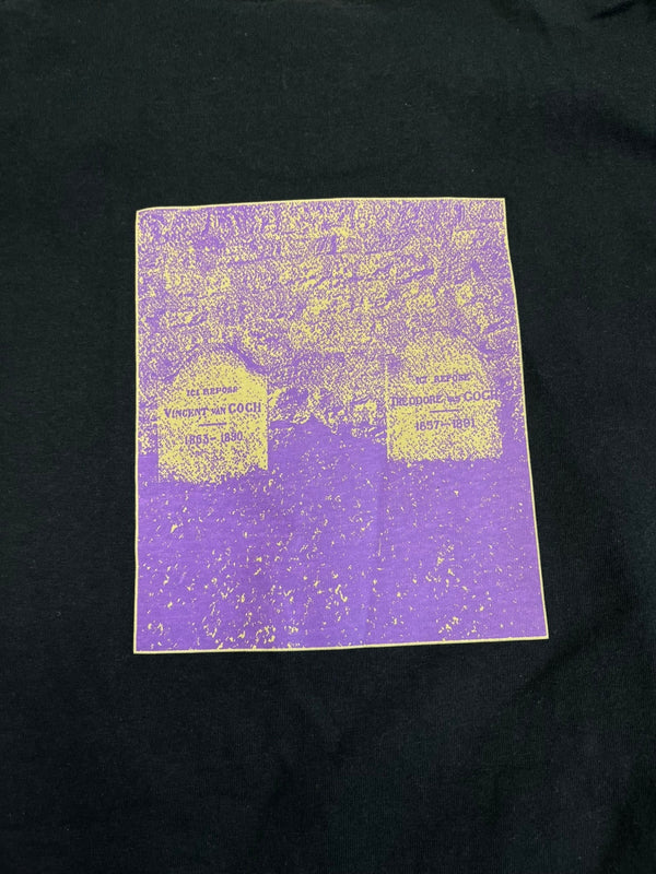 シュプリーム SUPREME The Real Shit L/S Tee ロゴプリント 長袖カットソー 黒 ロンT ブラック Lサイズ 101MT-4144