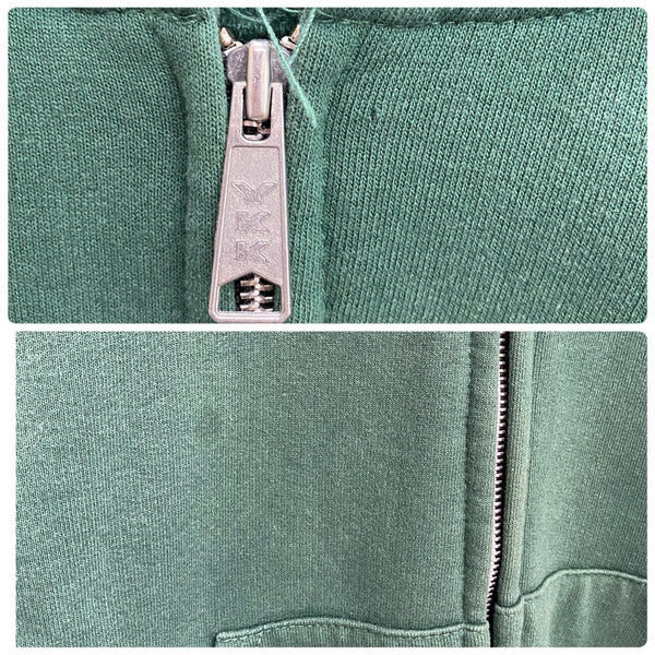 【曜日割引対象外】 カーハート Carhartt 80's 裏サーマル アルミジップ YKK ジップパーカー パーカ グリーン 201MT-4598 VB