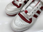アディダス adidas 02年製 FORUM LO PAT MX フォーラム ロー デッドストック バスケ シューズ 白 赤 147086 メンズ靴 スニーカー ホワイト 27cm 104S-989