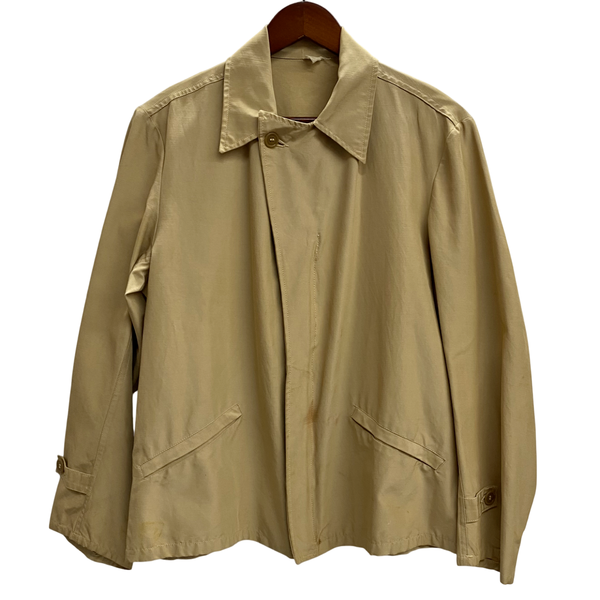 【曜日割引対象外】 ヴィンテージ vintage 40's コの字タロン スポーツジャケット テーラード ジャケット ベージュ 201MT-4723 VB