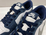 ナイキ NIKE 19年製 SB AIR JORDAN 1 LOW QS MIDNIGHT NAVY エア ジョーダン ロー ミッドナイト ネイビー AJ1 白 紺 CJ7891-400 メンズ靴 スニーカー ネイビー 25.5cm 104S-1028