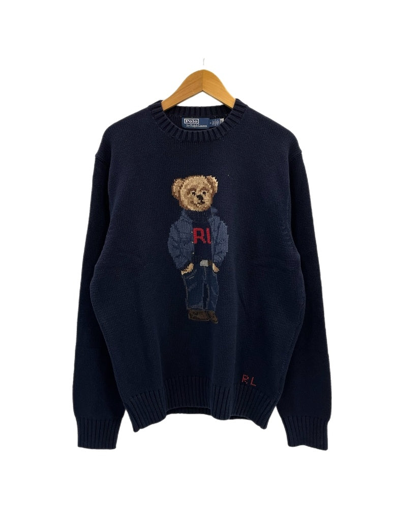 ラルフローレン ポロベアニット　ネイビー　M ラルフローレン RalphLauren POLO RALPH LAUREN コットンニット