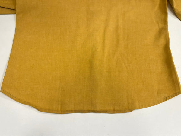ラングラー Wrangler 60's 60年代 白タグ 刺繍タグ 27MW パールスナップボタン サイレントWステッチ VINTAGE ヴィンテージ ウエスタンシャツ 17 1/2 長袖シャツ イエロー 101MT-4725