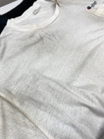 メゾンミハラヤスヒロ Maison MIHARA YASUHIRO Combined T-SHIRT コンビ Tシャツ マルチ 加工 刺繍 MMY 半袖 白 黒 A08TS671 サイズ 48 Tシャツ ロゴ マルチカラー 104MT-2343