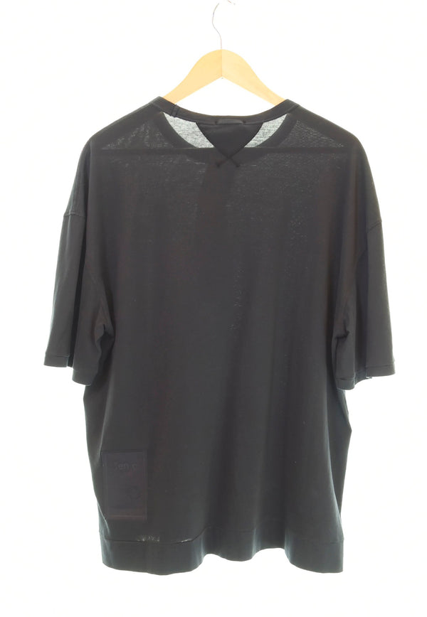 テンシー TEN C  MANICA CORTA T-SHIRT マニカコルタ Tシャツ 半袖カットソー 黒  TC-S24-0000-363 Tシャツ ブラック Mサイズ 103MT-1307