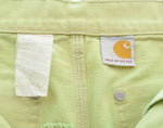カーハート Carhartt 90s ダブルニーペインターパンツ レアカラー Made in USA 90's USA製 襤褸 雰囲気 ボトムスその他 グリーン 103MB-677
