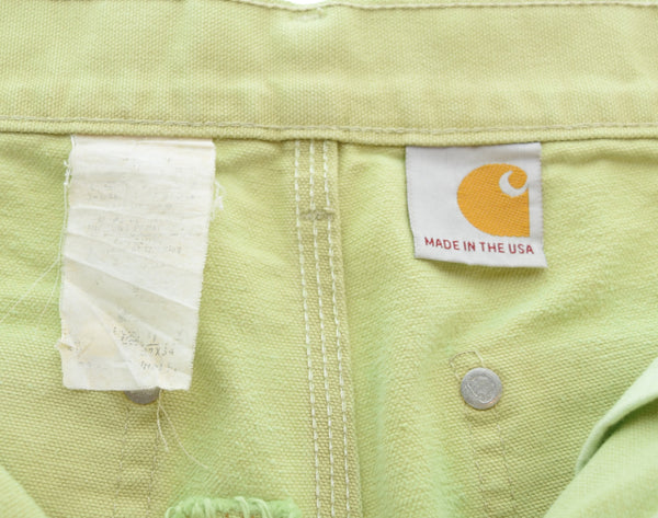 カーハート Carhartt 90s ダブルニーペインターパンツ レアカラー Made in USA 90's USA製 襤褸 雰囲気 ボトムスその他 グリーン 103MB-677