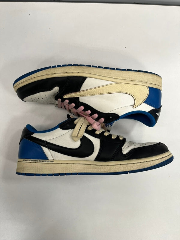 ジョーダン JORDAN NIKE Air Jordan 1 Low OG SP×Travis Scott×Fragment Military Blue トラヴィススコット × フラグメント DM7866-140 メンズ靴 スニーカー ブルー 29cm 101sh-2373