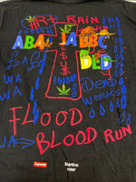 シュプリーム SUPREME ×Martine Rose Lee Scratch Perry Tee 24AW マーティンローズ リースクラッチペリー プリントT 黒  Tシャツ ブラック Mサイズ 101MT-5351