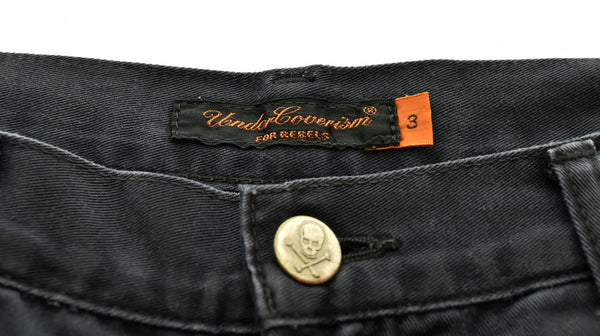 アンダーカバーイズム Undercoverism 05ss but beautiful期 クラッシュパンツ ダメージデニム 5S226-P3 ボトムスその他 ブラック 3 103MB-245