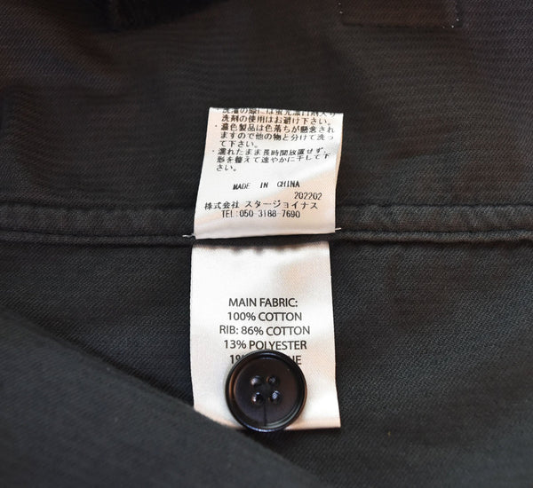 アンディフィーテッド UNDEFEATED 22SS CORD S/S BASEBALL JERSEY コーデュロイ ベースボール シャツ  220077012033 ブラック Lサイズ 103MT-2693