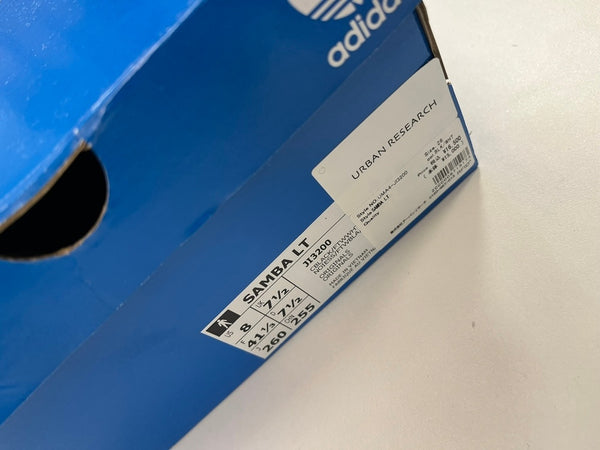 アディダス adidas originals CLOUD WHITE SAMBA LT LONG TONGUES サンバ LT 黒白  JI3200 メンズ靴 スニーカー ブラック 26cm 101sh-2325