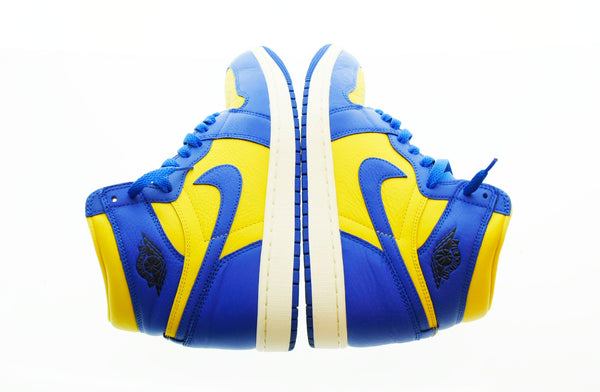 ナイキ NIKE WMNS AIR JORDAN 1 RETRO HIGH OG エア ジョーダン 1 レトロ ハイ オリジナル REVERSE LANEY FD2596-700 メンズ靴 スニーカー イエロー 26cm 103S-554