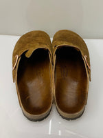 【曜日割引対象外】リアルマッコイズ THE REAL McCOY’S LEATHER FOOT-SUPPORT CLOGS レザーサンダル スウェードサンダル クロッグサンダル メンズ靴 サンダル その他 ブラウン 201-shoes746