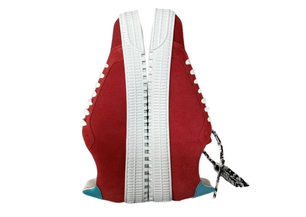 オフホワイト OFF-WHITE Arrow Sneakers アロー スニーカー スエード ローカット シューズ 白 赤 メンズ靴 スニーカー レッド サイズ 43 104S-1061