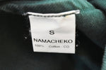 ナマチェコ NAMACHEKO Denim Shirt デニムカバーオールジャケット 緑 長袖シャツ グリーン Sサイズ 103MT-1345