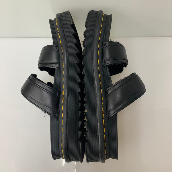 ドクターマーチン Dr.Martens MYLESスライドサンダル レディース靴 サンダル その他 ブラック EU38サイズ 201-shoes1397