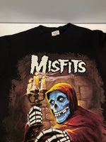 バンド band 90's 90s WILD OATS MISFITS 1997 AMERICAN PSYCHO Tour tee ミスフィッツ アメリカンサイコ ツアーT Tシャツ ブラック Lサイズ 101MT-3415