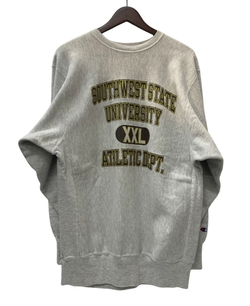 【曜日割引対象外】 チャンピオン Champion 90's REVERSE WEAVE 前期 メキシコ製 SOUTHWEST STATE UNIVERSITY スウェット グレー XXLサイズ 201MT-2989 VB