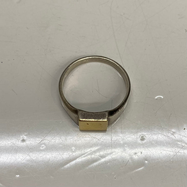 【曜日割引対象外】 【中古】シンパシーオブソウル Sympathy of Soul シグネット スクエアリング 19号 メンズジュエリー・アクセサリー 指輪・リング シルバー 201goods-722 VB