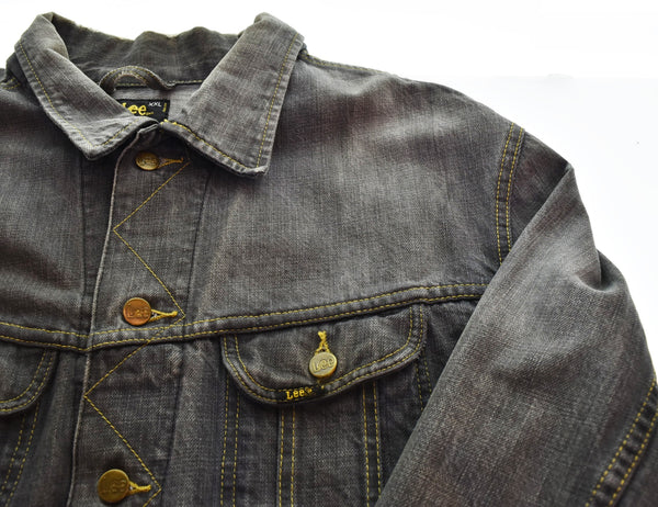 リー Lee ライダー ジャケット スリム  RIDER JACKET SLIM ブラック デニム BLACK DENIM 先染め  XXL ジャケット ブラック 103MT-3495