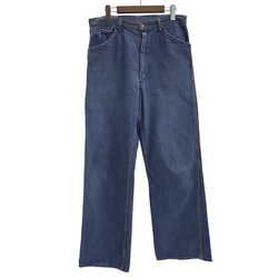 【曜日割引対象外】 ヴィンテージ vintage ビッグマック BIG MAC 50's デニム ペインターパンツ GRIPPER ZIPPER デニム ブルー W32サイズ 201MB-858 VB