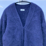 ロペ ROPÉ（ROPE） フォックス ウール 片畦パールボタン カーディガン カーディガン ネイビー フリーサイズ 201LT-466