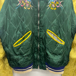 【曜日割引対象外】 ヴィンテージ vintage 50's Souvenir Jacket スカジャン CHERRY ZIP ジャケット オレンジ 201MT-3510 VB