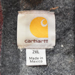 カーハート Carhartt ミシガン チョア コート MICHIGAN CHORE COAT Made in Mexico メキシコ製 ダック カバーオール ブランケット付き  2XL ジャケット ブラック 103MT-3442