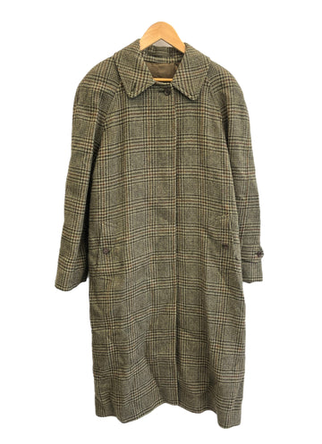 バーバリー Burberry Burberrys 丸善別注 グレンチェック ロングコート ジャケット グリーン 101LT-234