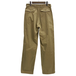 【曜日割引対象外】 ヴィンテージ vintage 60's French Army M-52 2TUCK CHINO TROUSERS フランス軍 チノパン ベージュ 80Lサイズ 201MB-925 VB