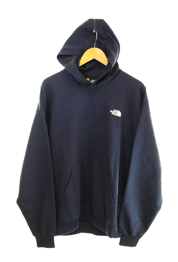 ノースフェイス THE NORTH FACE ジャカードバックスクエアロゴフーディー パーカー スウェット NT62437 パーカ ネイビー Lサイズ 103MT-2678