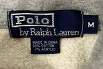 ポロラルフローレン POLO RALPH LAUREN POLO BEAR 裏起毛 プルオーバー パーカ グレー Mサイズ 201MT-3026