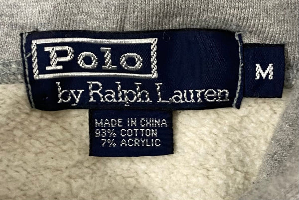 ポロラルフローレン POLO RALPH LAUREN POLO BEAR 裏起毛 プルオーバー パーカ グレー Mサイズ 201MT-3026