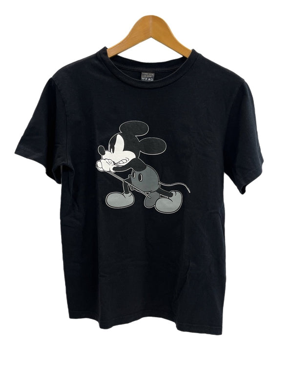 ナンバーナイン NUMBER (N)INE ×Disney ディズニー 復刻キャラクターTシャツ ミッキー 黒 11330456 サイズ2 Tシャツ ブラック 101MT-4638