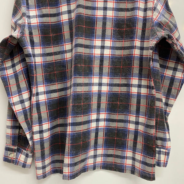 【曜日割引対象外】 ヴィンテージ vintage 60's Weareis gold チェックシャツ 長袖シャツ ブルー Mサイズ 201MT-4269 VB