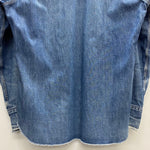 【曜日割引対象外】 リーバイス Levi's 90's 復刻 ショートホーン デニムウエスタンシャツ 長袖シャツ ブルー 201MT-4392 VB