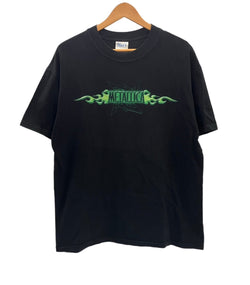バンド band 00's Early Y2K M&O Metallica メタリカ フレイムロゴ ファイヤーパターン VINTAGE ヴィンテージ Tシャツ ブラック Lサイズ 101MT-4960