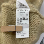 オーラリー AURALEE BRUSHED SUPER KID MOHAIR KNIT P/O A21AP01KM セーター ベージュ 4サイズ 201MT-4541