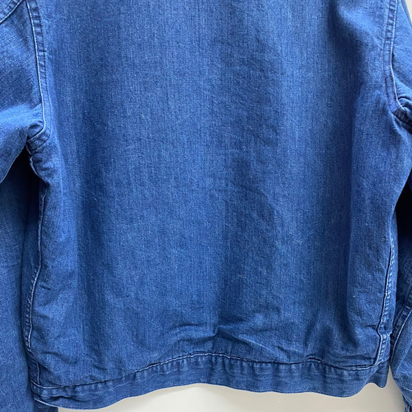 【曜日割引対象外】 ヴィンテージ vintage 70's Sears デニム ジップ ジャケット ジャケット ブルー Lサイズ 201MT-3948 VB