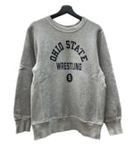 ウエアハウス WAREHOUSE BODIES 染み込み OHIO STATE オハイオ サイドリブ カレッジ 灰色 スウェット プリント グレー 104MT-2244