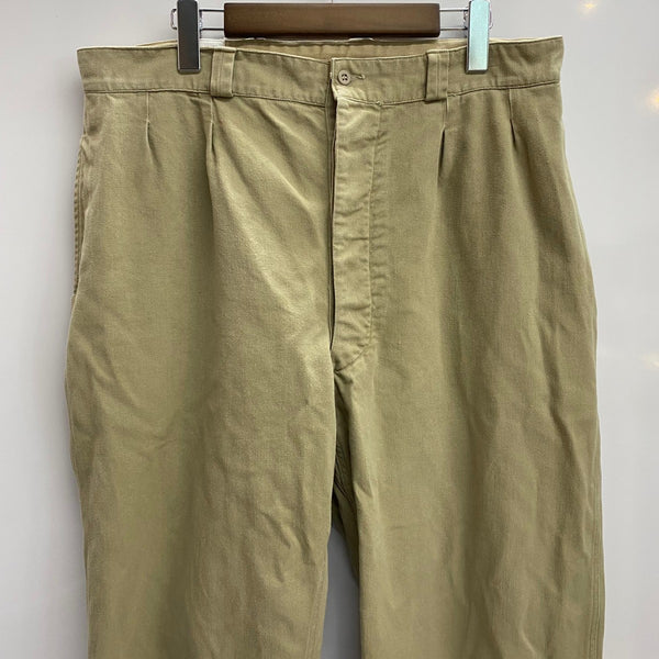 【曜日割引対象外】 ミリタリー MILITARY フランス軍 FRENCH ARMY M-52 Chino チノパン ベージュ 46サイズ 201MB-1173 VB